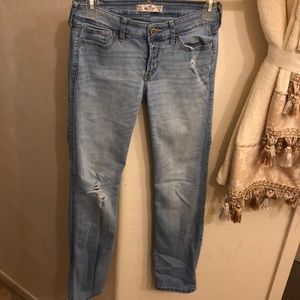 Hollister Light Wash Bootcut Jeans